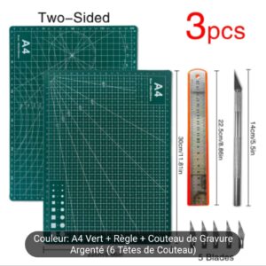 Kit de Découpe A4 3 Pièces
