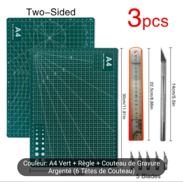 Kit de Découpe A4 3 Pièces