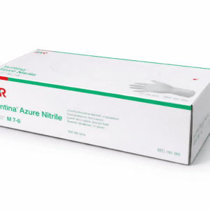 Gants Nitrile Bleus Sans Poudre (Boîte de 100 Unité )