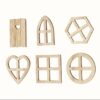 Pièces de découpes en bois miniatures