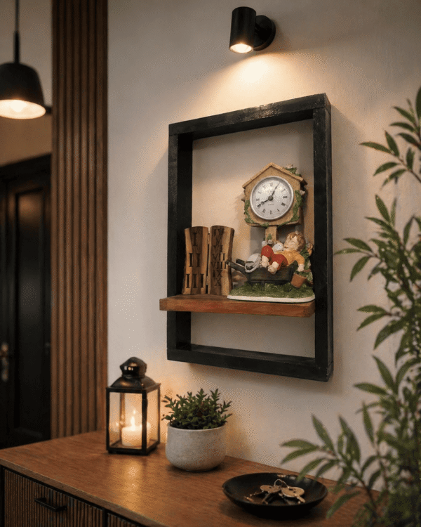 Etagère murale en bois