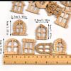 Fenêtre vintage en bois 5 modèles