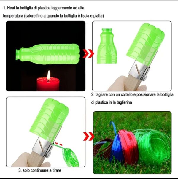 Coupe bouteille en plastique