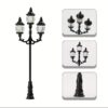 Lampadaire triple lampe