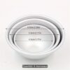 Bombes de bain Lot de 6 moules ronds